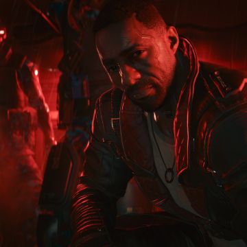 Cyberpunk 2077: Phantom Liberty, Idris Elba as Solomon Reed, 2023 Games, Red, Dark red