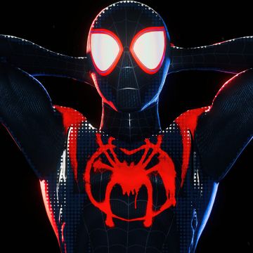 Miles Morales, AMOLED, Marvel Comics, Black background