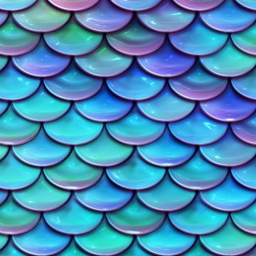 Mermaid scales, Pattern, Mermaid tail pattern, Holographic