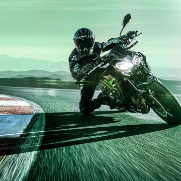 Kawasaki Z900, Sports bikes, Racing bikes, Race track, 5K, 2023
