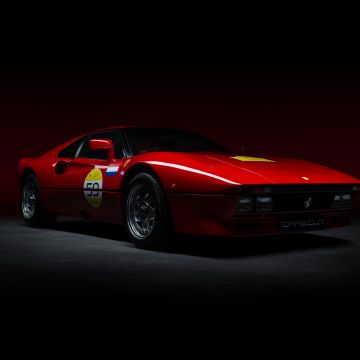 Ferrari 288 GTO, Exotic car, Sports car, 5K