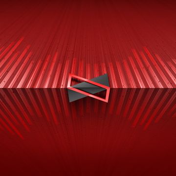 MKBHD, Red abstract, 3D background, 5K