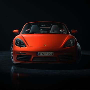 Porsche 718 Boxster, Dark background