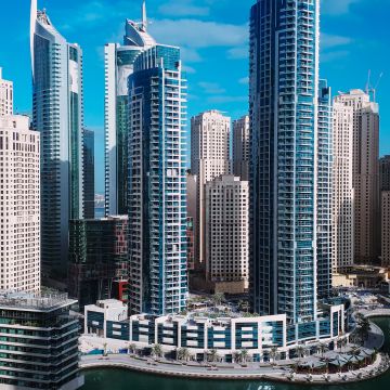 Dubai, Skyline, Cityscape, Skyscrapers, Metropolitan, Urban