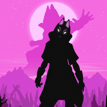 Catalyst, Fortnite, Silhouette, Pink background, 5K