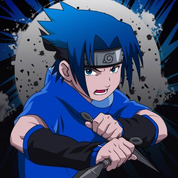 Sasuke Uchiha, Cartoon, Naruto, Illustration