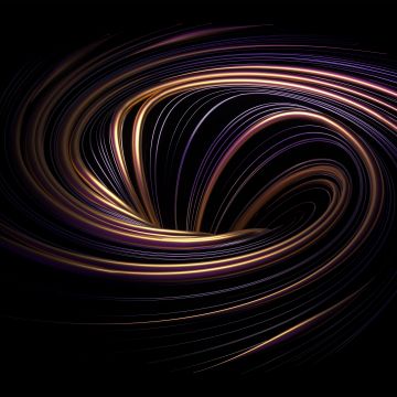 Spiral vortex, Dark aesthetic, Abstract background