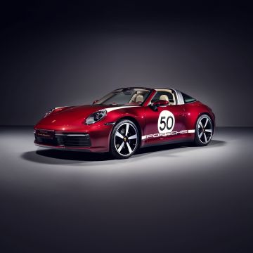 Porsche 911 Targa 4S, Heritage Edition, 2020, 5K