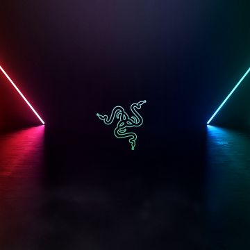 Razer, Logo, Neon, Colorful, Modern lighting