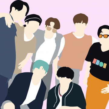 BTS, K-pop, 5K, Minimalist, Faceless, Simple