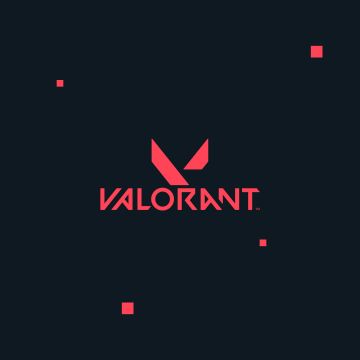 Valorant, Minimal logo, PC Games, 2020 Games