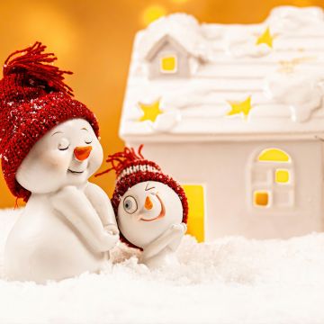 Adorable, Snowman, Cute figure, Winter, Snowfall