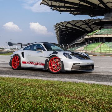 Porsche 911 GT3 RS, Weissach package, 2023, 5K, 8K
