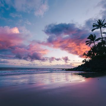 Maui, Sunset, Tropical beach, Hawaii, Dawn