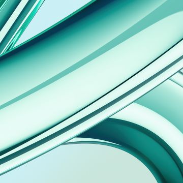 iMac 2023, 5K, Stock, Abstract background, Green abstract