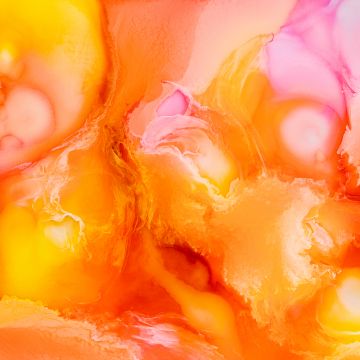 Yellow, Liquid art, Pearl ink, Fluid, Backgrounds