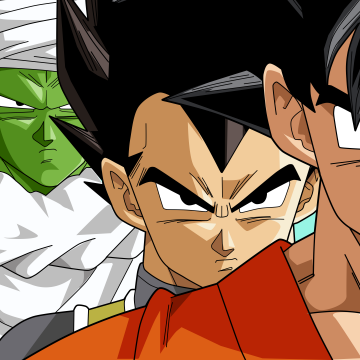 Goku, Vegeta, Piccolo, Majin Buu, Dragon Ball