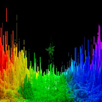 Spectrum, Razer, Colorful, Multicolor, Frequency, Sound waves