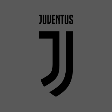 Juventus FC, Minimalist, Grey background, 5K, Logo, Football club