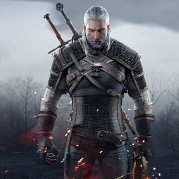 The Witcher 3 Wild Hunt, Geralt of Rivia, 5K, 8k