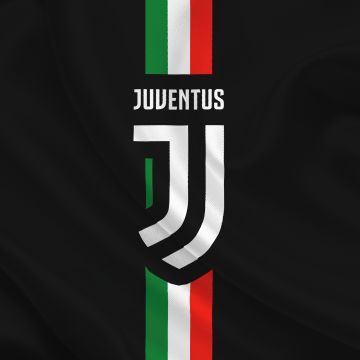 Juventus FC, Dark theme, 5K, Logo, Football club