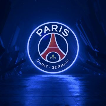 Paris Saint-Germain, Dark aesthetic, Neon logo