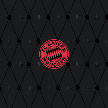 FC Bayern Munich, Dark background, 5K, Football club, Logo