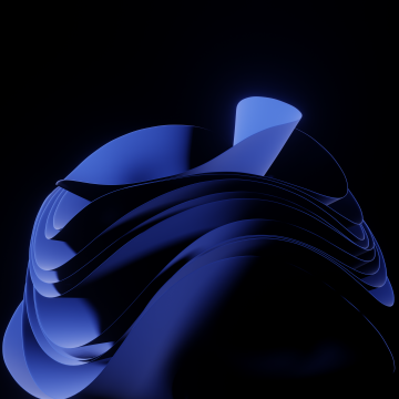 Dark blue, Windows 11, Bloom, AMOLED, Dark background