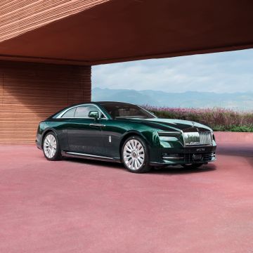 Rolls-Royce Spectre, Emerald green, 5K
