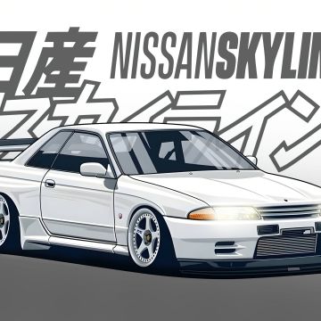 Nissan Skyline GT-R R32, JDM cars, Japanese, Classic cars