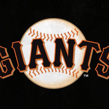 San Francisco Giants, Baseball team, Major League Baseball (MLB), 5K, Black background
