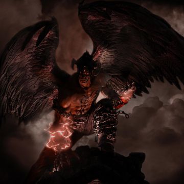 Tekken 7, Devil Jin, Dark abstract