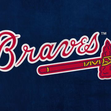 Atlanta Braves, Baseball team, Major League Baseball (MLB), 5K, Dark blue