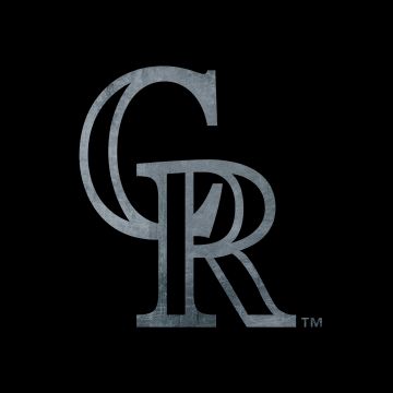 Colorado Rockies, Baseball team, Major League Baseball (MLB), 5K, Black background