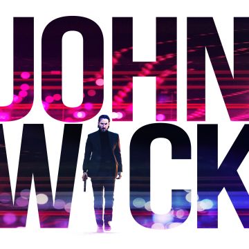 Keanu Reeves as John Wick, White background, Baba Yaga, 5K