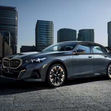 BMW i5 M Sport, 2024, Luxury electric cars, Electric Sedan, 5K, 8K