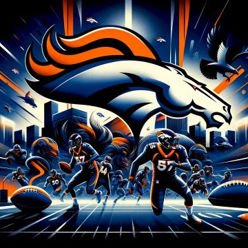 Denver Broncos, NFL team, Super Bowl, Soccer, Football team, Miles Mascot