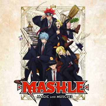 Mashle: Magic and Muscles, Anime series, Dot Barrett, Finn Ames, Lance Crown, Mash Burnedead