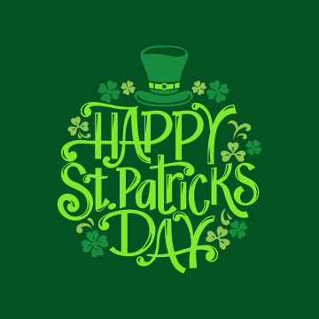 St. Patrick's Day, Illustration, Shamrock, 5K, 8K, Irish