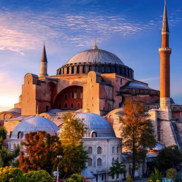 Hagia Sophia, Istanbul, Turkey, Ancient architecture, Islamic