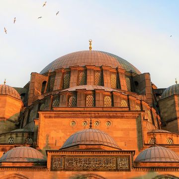 New Mosque, Istanbul, Turkey, Ancient architecture, Dome