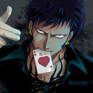 Trafalgar Law, Heart, Artwork, One Piece