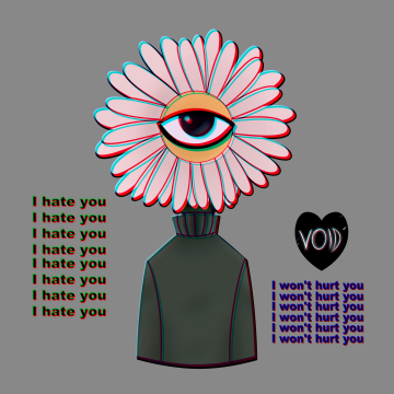 I Hate You, Weirdcore, Illustration