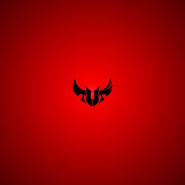 ASUS TUF Gaming, Red background, Minimalist