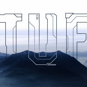 ASUS TUF Gaming, Mountains, Fog