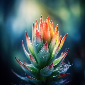 Plant, Dew Drops, Bokeh Background, Water drops, Closeup Photography, Macro