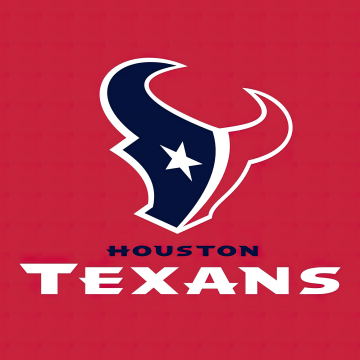 Houston Texans, Logo, Football team, NFL team, Soccer, 5K, Red background