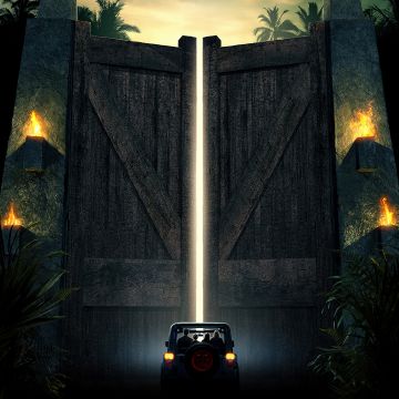 Jurassic Park, Gate, Movie poster