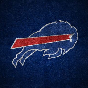 Buffalo Bills, American football team, Logo, Blue background, NFL team