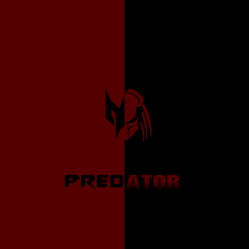 Acer Predator, Red background, Dark red